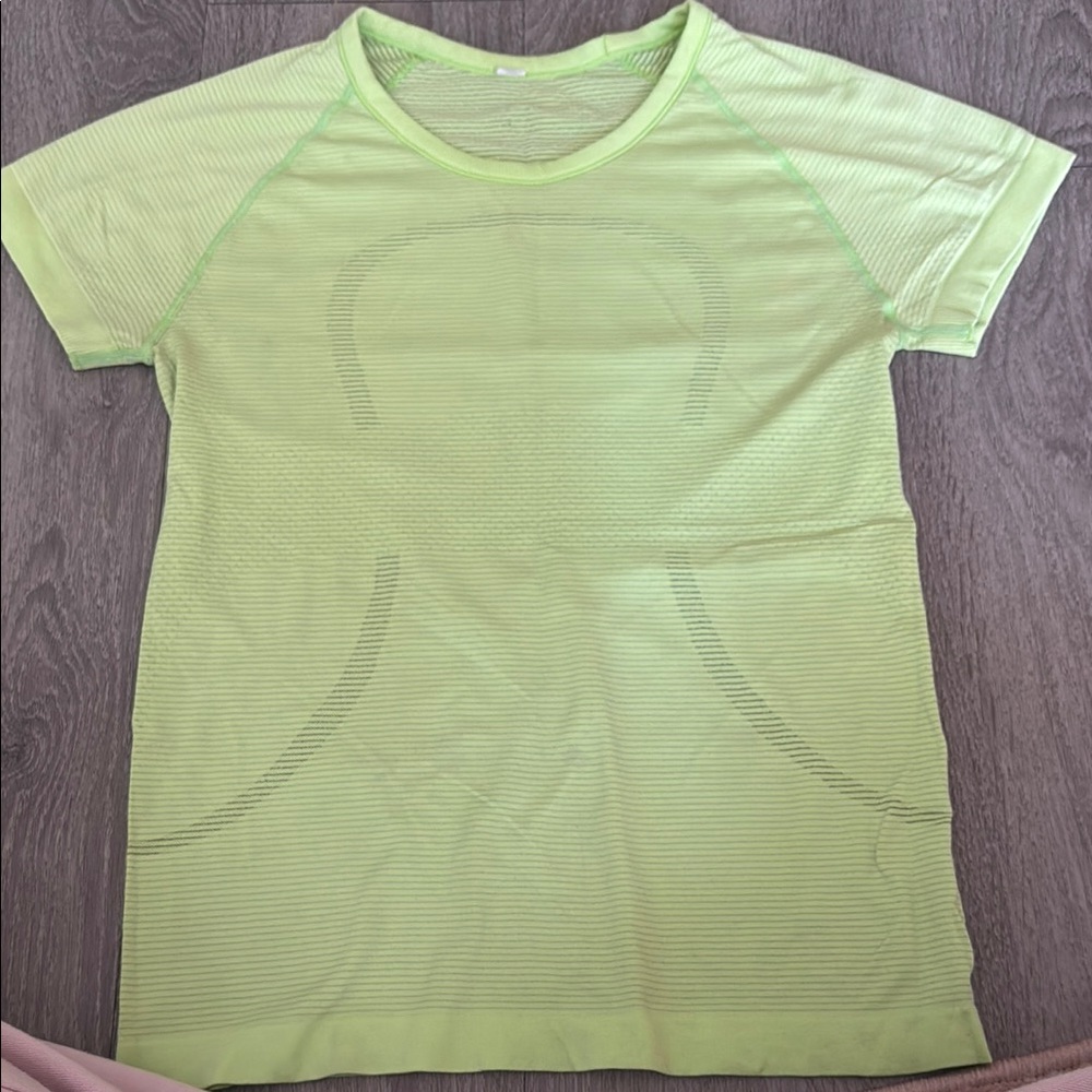 Lime Green lululemon Short Sleeve Swifty tech